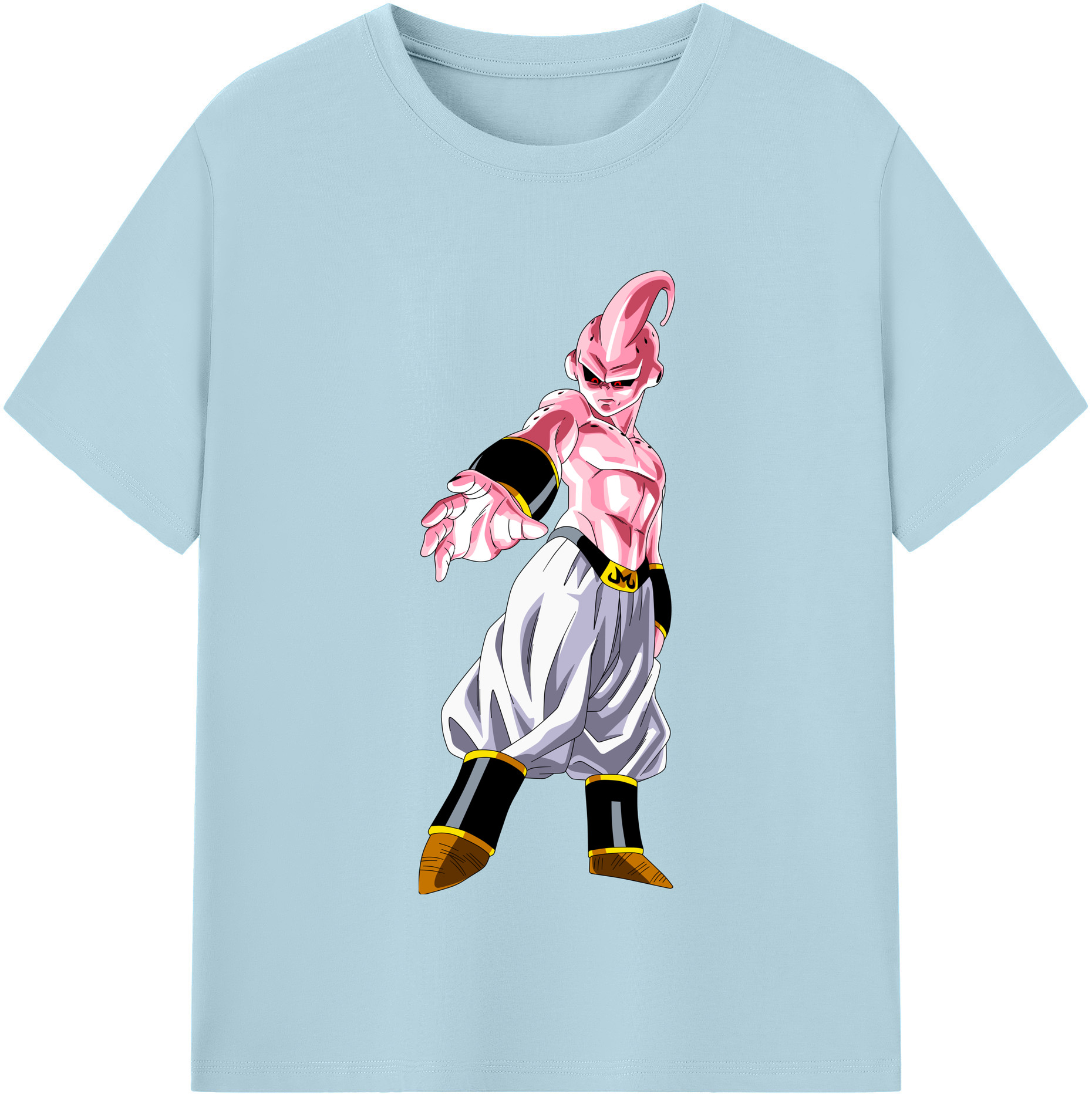 （画像用） ドラゴンボール 魔人ブウ DRAGON BALL Majin Buu 綿100％半袖Tシャツ（フロントプリント）